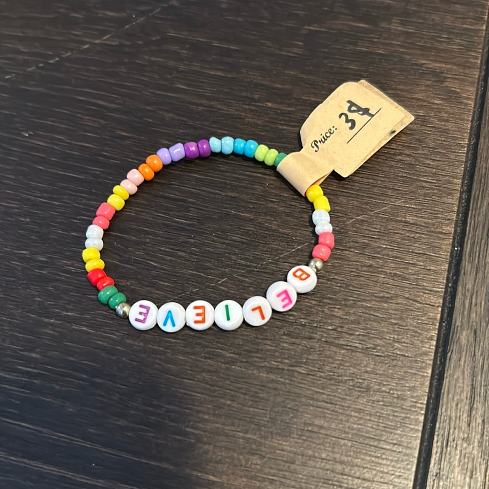 Believe bracelet